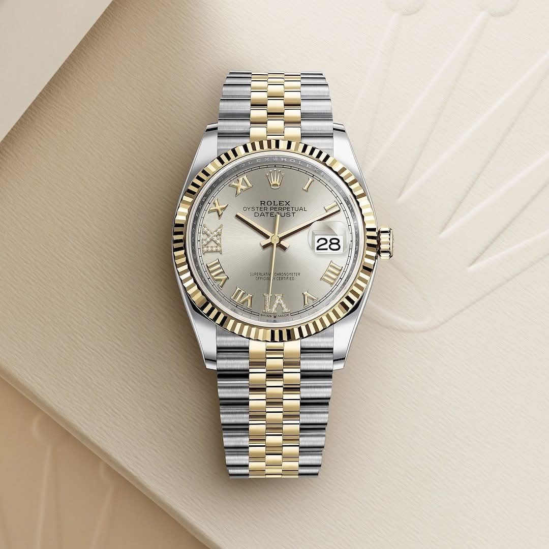 Rolex Style Men's Stainless Steel Analog Quartz Watch